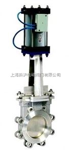 PZ643气动单夹式刀型闸阀