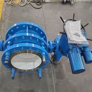 SD943H-16C-DN300具有补偿管道热胀冷缩功能电动伸缩蝶阀
